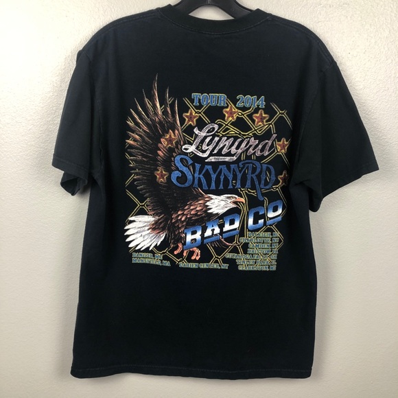 Lynyrd Skynyrd in Concert Bad Co 2014 shirt (M) - Picture 3 of 11